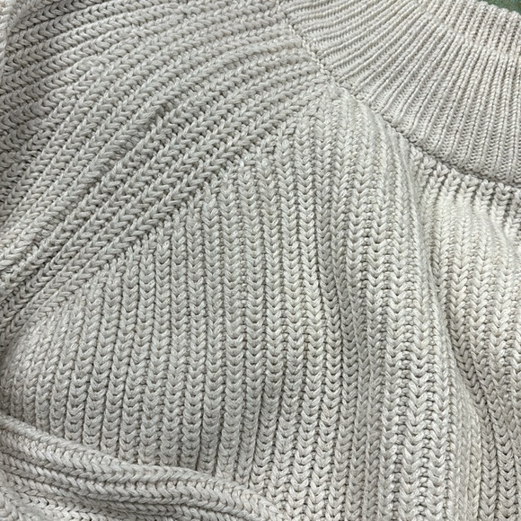 Tentree chunky sweater, cream, S, organic cotton and wool - Picture 11 of 12